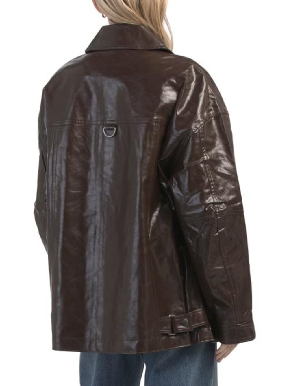 FREE PEOPLE Sloane Faux Leather Jacket - Picture 2 of 3